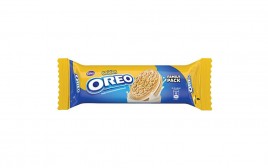 Cadbury Golden Oreo Vanilla Flavoured Sandwich Biscuits Family Pack  Pack  120 grams